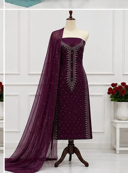 Premium Kamdani Mukesh Work 2-Piece