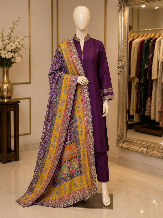Premium Digital Block Print Shawl