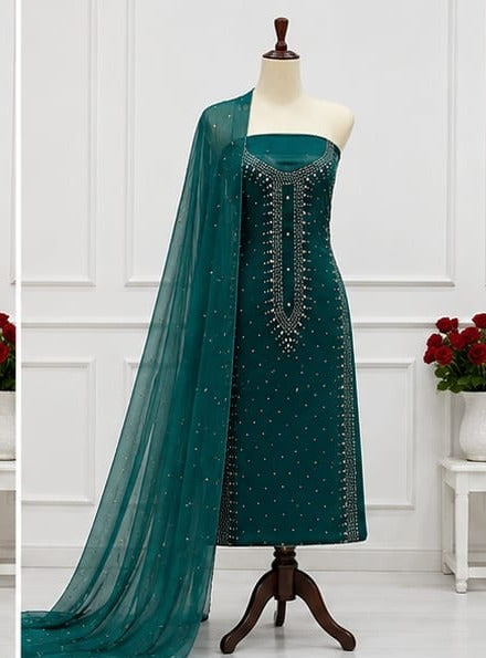 Premium Kamdani Mukesh Work 2-Piece
