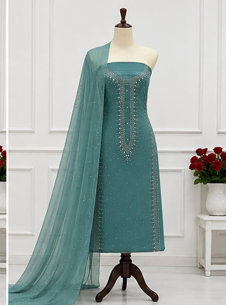 Premium Kamdani Mukesh Work 2-Piece