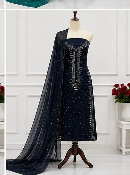 Premium Kamdani Mukesh Work 2-Piece